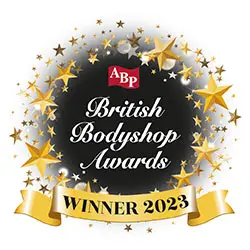 British Bodyshop Awards winner 2023 badge