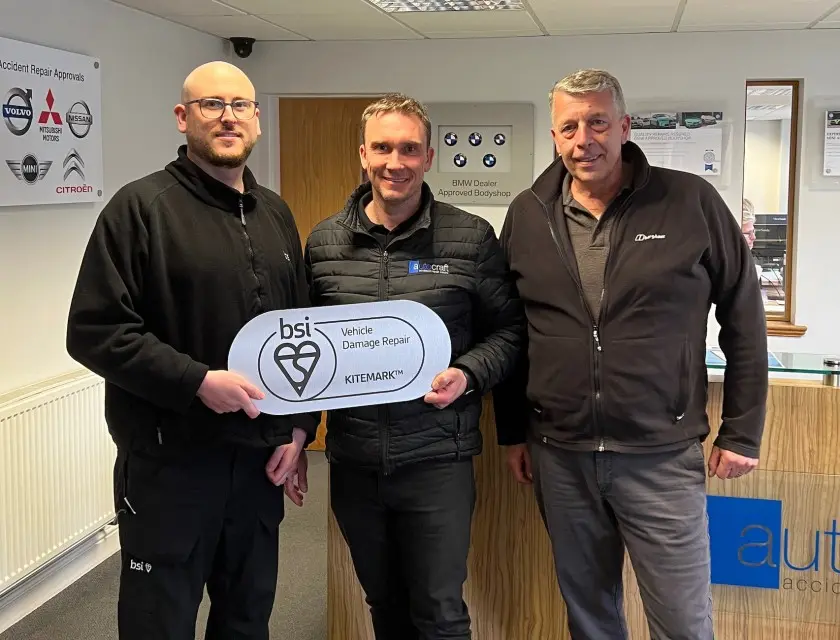 First UK Bodyshop Recommended for BS10125:2022, Autocraft news