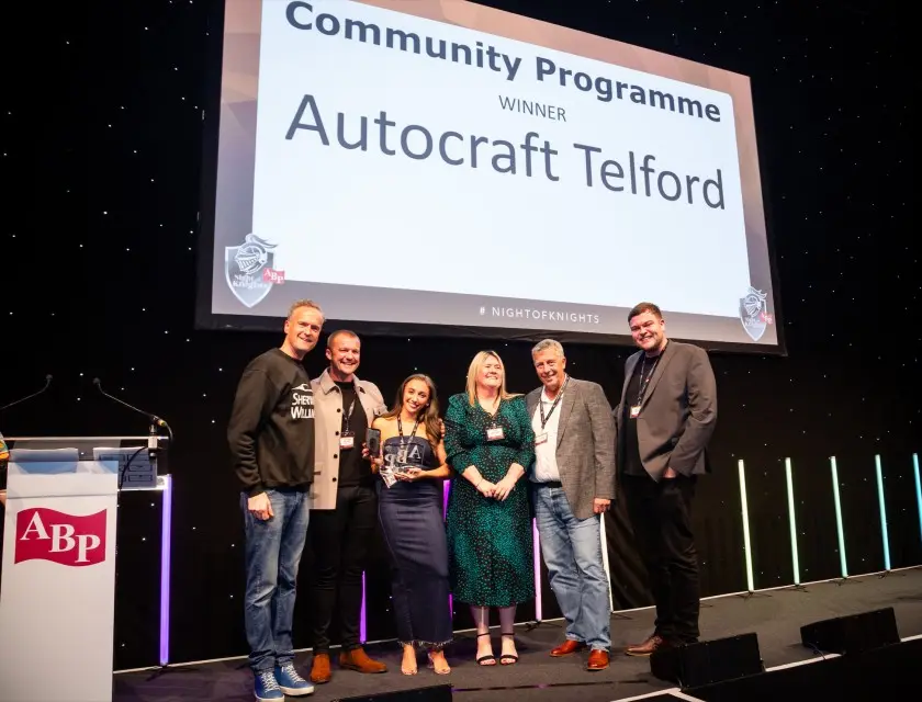 Community Programme Award Win, Autocraft news