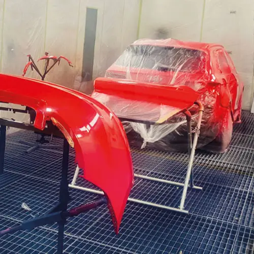 Accident repair stage: Stage 3: Paint